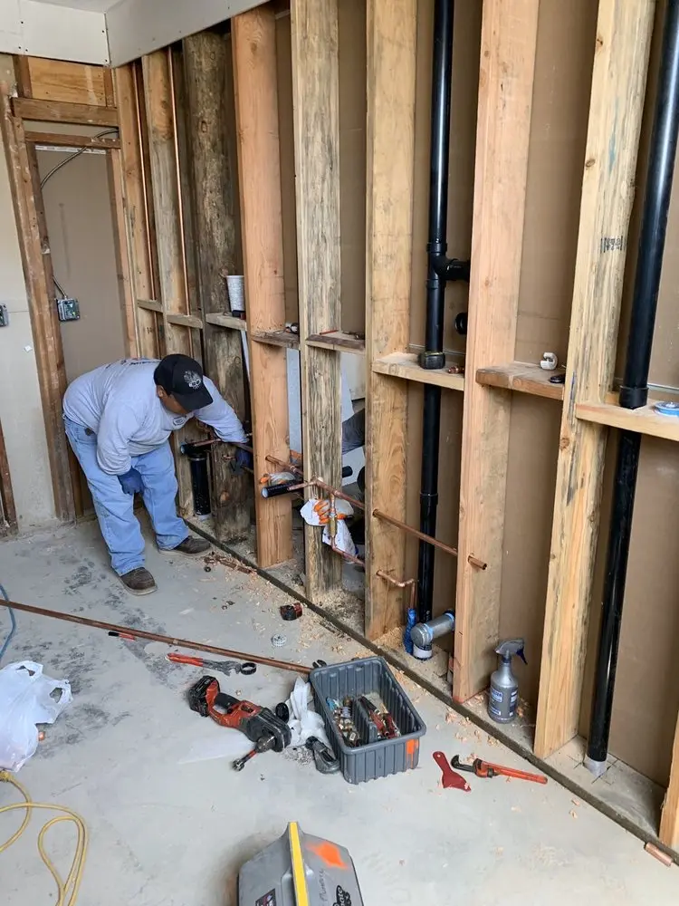 Commercial rough-in plumbing for Gas Line Repair in North Berwick